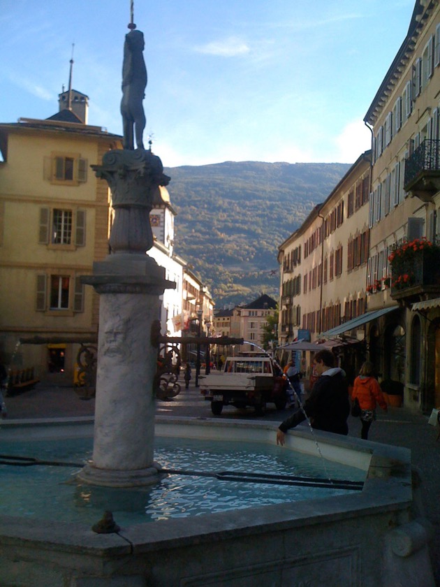 Brunnen in Sion