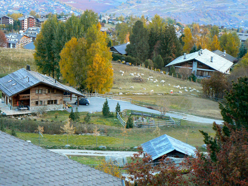 Vieuw on neighbouring chalet