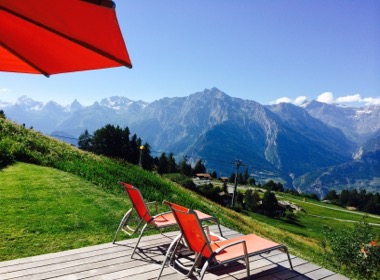 Vue panoramique sur les Alps